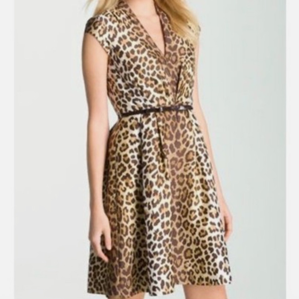 Kate Spade Leopard Print Roxanne Dress